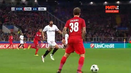 Lorenzo Melgarejo  Goal HD - Spartak Moscow	2-1	Sevilla 17.10.2017