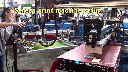Screen Printing a T-Shirt in Toronto