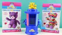 Build A Bear Workshop Stuffing Station Refill Kits - Purple Kitty and Rainbow Bear Toys