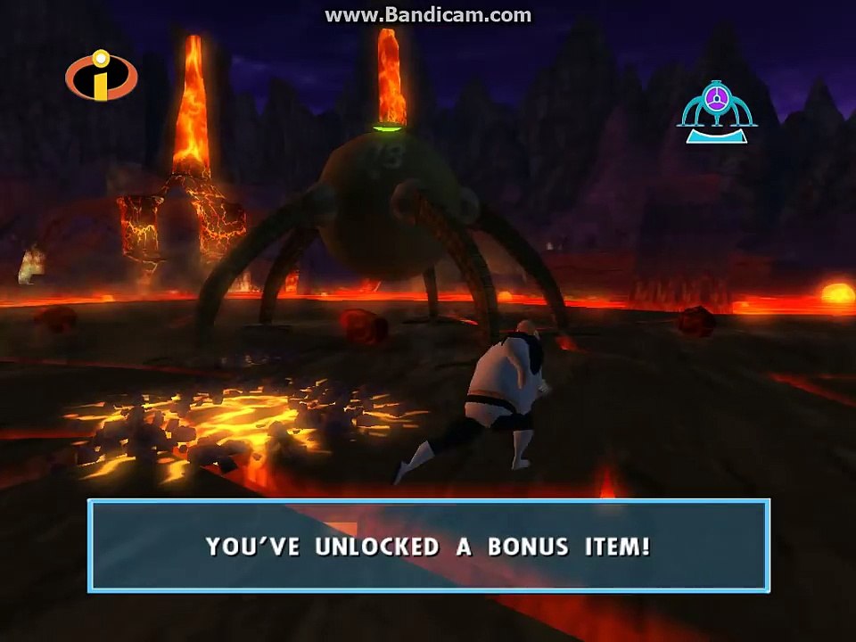 The Incredibles Video Game: Walkthrough Part 11 - Volcanic Eruption - Mission 8