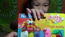 Bộ đồ chơi đất nặn và bong bóng | Clay toys and balloons | Kiddy play