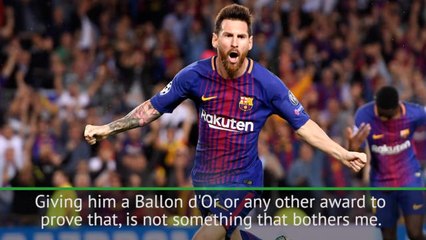 Messi doesn't need award, he is the best - Valverde