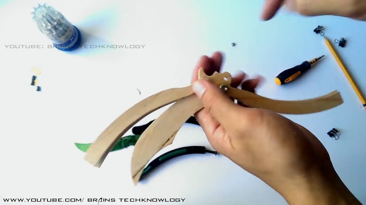 Making a REPLICA of CSGO Butterfly knife from POPSICLE STICKS
