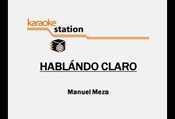 Hablando claro - Vicente Fernández (Karaoke)