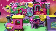 My Little Pony Friendship Express Train Pinkie Pie vs New Twilight Train MLP