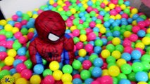 Giant Ball Pit Surprise Toys Hunt Disney Cars Kinder Surprise Peppa Pig Spiderman Yo Gabba Gabba CKN