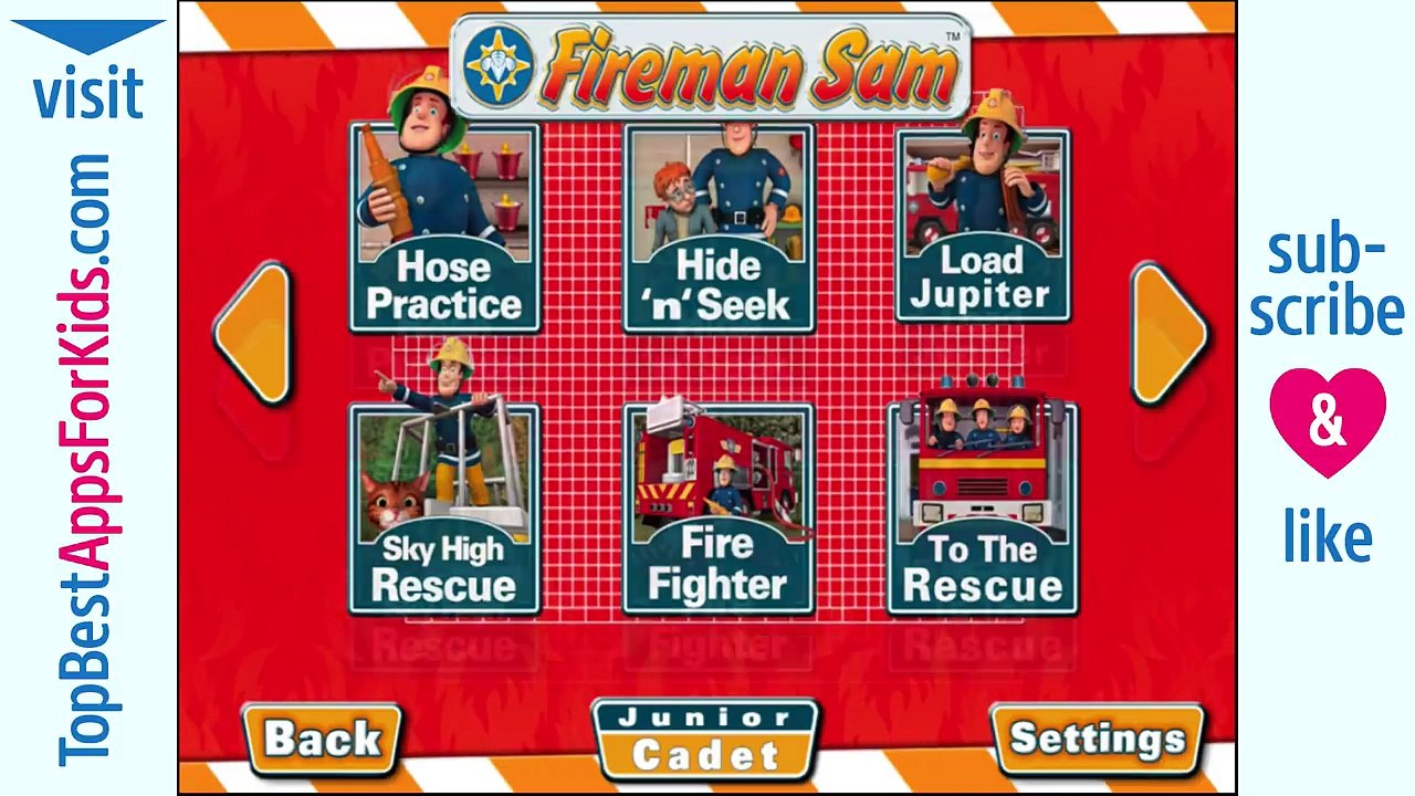 Fireman Sam: Junior Cadet - Full Game - App for Kids