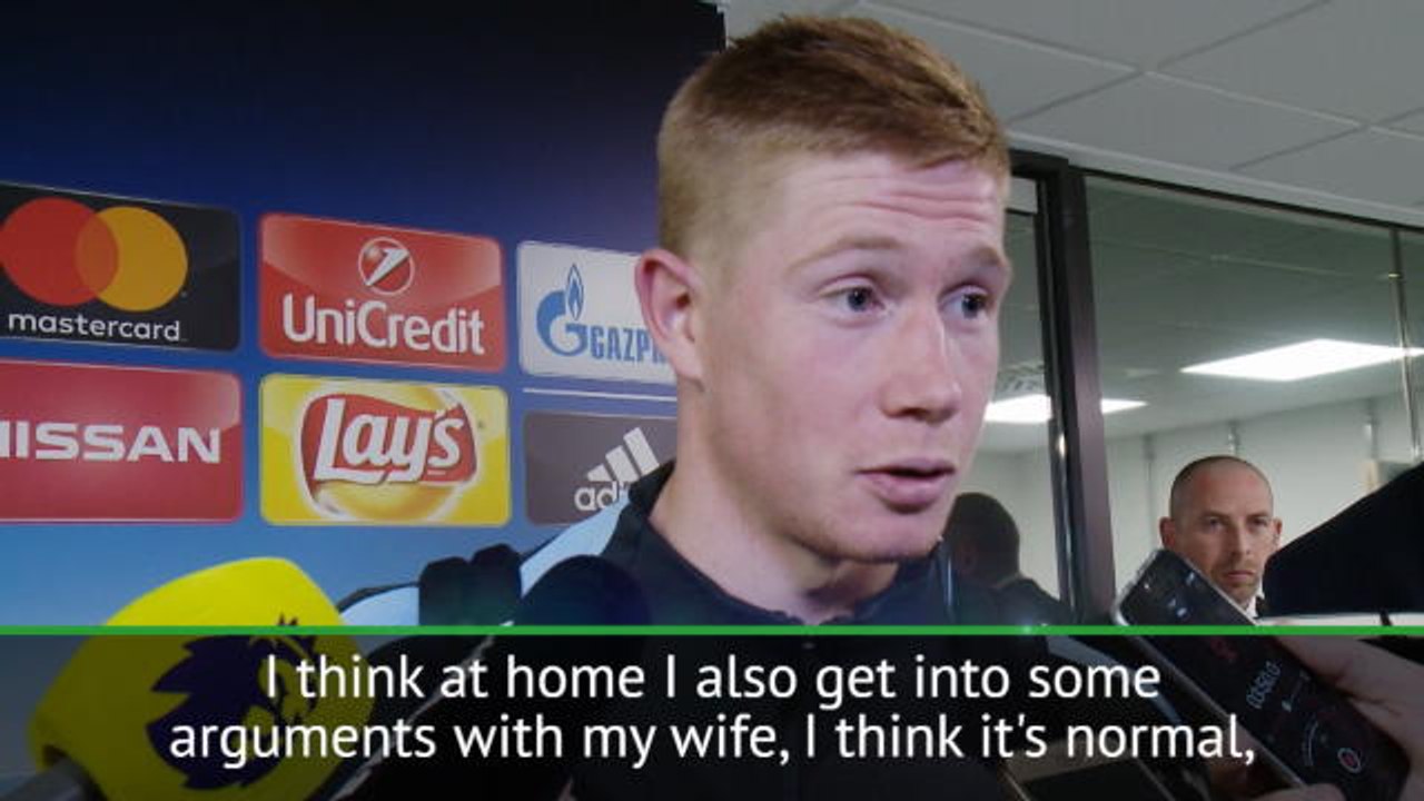 "It's normal to get into arguments" - De Bruyne on half time bust-up