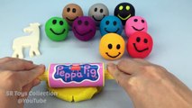 Play and Learn Colours with Play Dough Smiley Face Zoo Animal Molds Fun & Creative for Kids