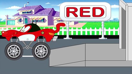 Learn Colors With Oggy Monster Trucks For Kids - Video Learning For Kids