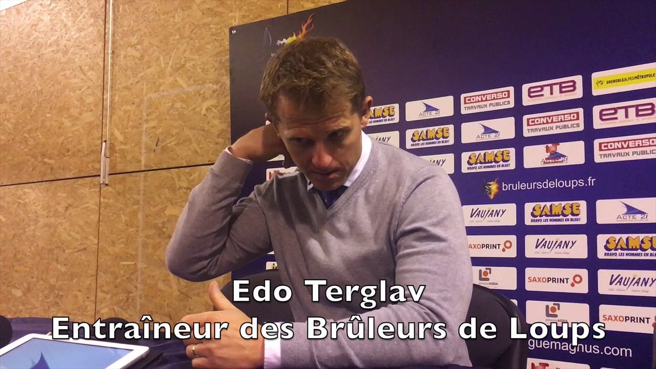 Edo Terglav (Brûleurs de Loups) : "À 4-0, je voulais voir la réaction des joueurs"