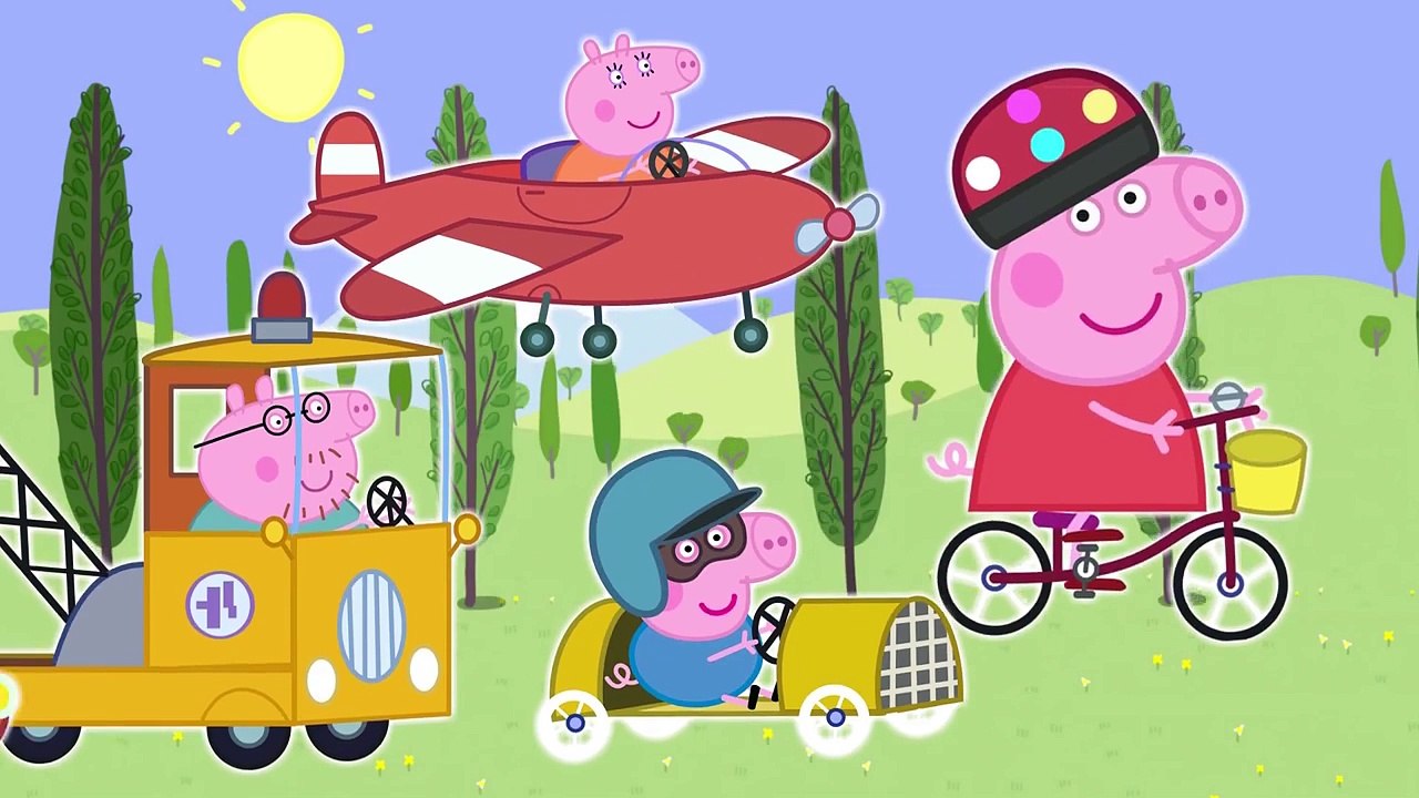 Peppa Pig Transport Finger Family / Nursery Rhymes and More Lyrics