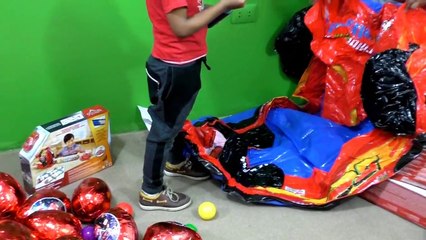 Huevo de sorpresa de cars - Giant egg of surprise of RAYO MCQUEEN