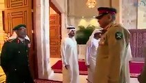 Pakistan COAS General Qamar Bajwa met emirates Crown Prince sheikh Muhammad bin Rashid