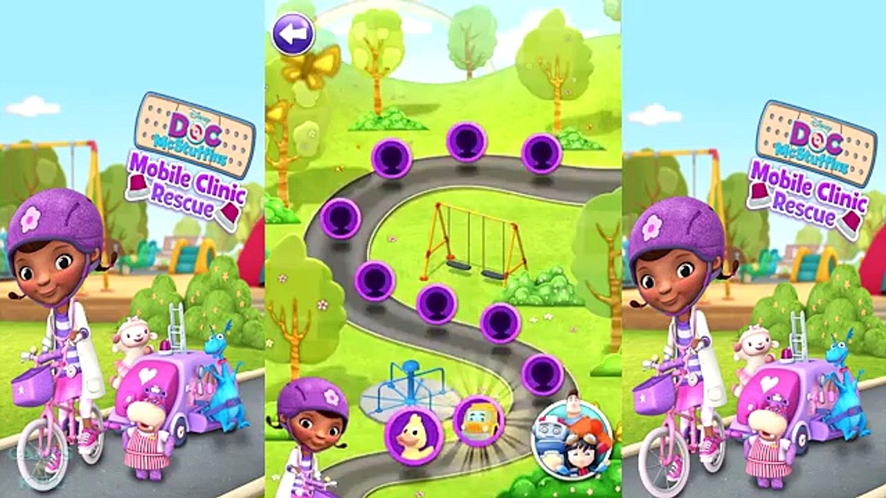 Doc McStuffins: Mobile Clinic - Fun In The Sun - Toy Rescue Game - Disney Junior App For Kids