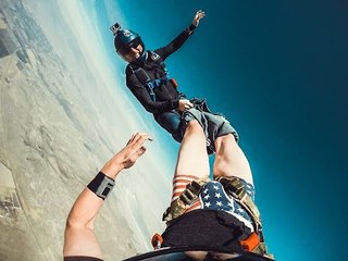 Skydiver Gets Pants Ripped Off During Free Fall