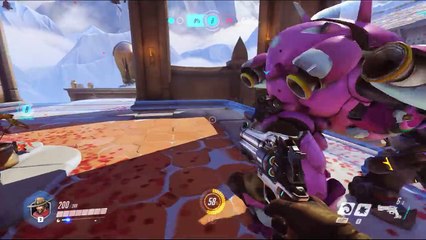 Overwatch - Reinhardt   Roadhog Hook Fail-Q-V6qI_ElsA