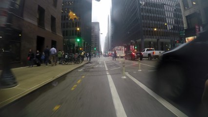 Oblivious Pedestrian Causes Bicycle Crash