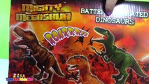Dinosaurios de juguete Velociraptor - Mighty Megasaur Velociraptor Videos de Dinosaurios para niños