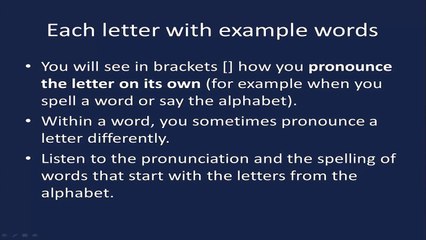 English Alphabet Pronunciation - Alphabet (ABC) Pronunciation