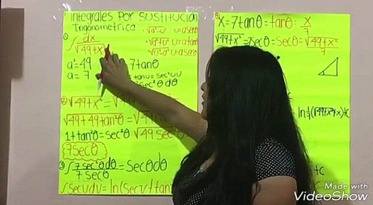 Integrales por sustitucion trigonometrica