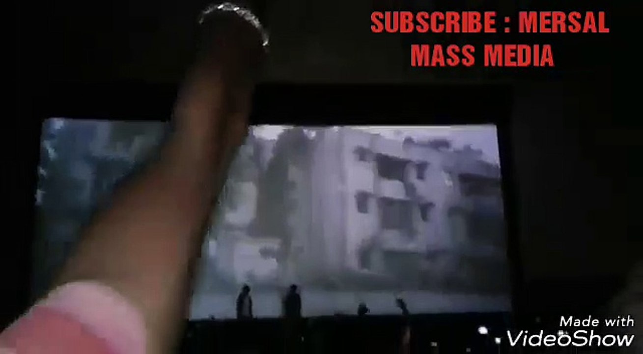 Thalapathy intro fans Reaction In Theatre _ Thalapathy fans Mass