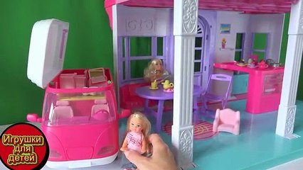 Барби, Малефисента, Челси и Рапунцель эдут на пикник в трейлере серия 49 Видео с куклами