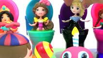Disney Princess SLIME Toilet Putty Toy Surprise, Elsa, Anna, Belle, Jasmine, Ariel, Cinderella