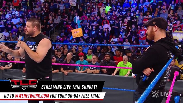 Sami Zayn & Kevin Owens confront Daniel Bryan- SmackDown LIVE, Oct. 17, 2017