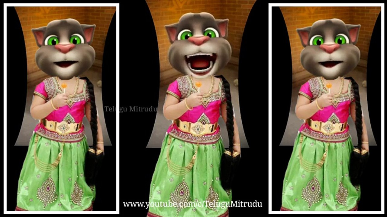 అందంగా ఉన్నాను  Trending Funny Songs by Talking Tom   Telugu Mitrudu (2)