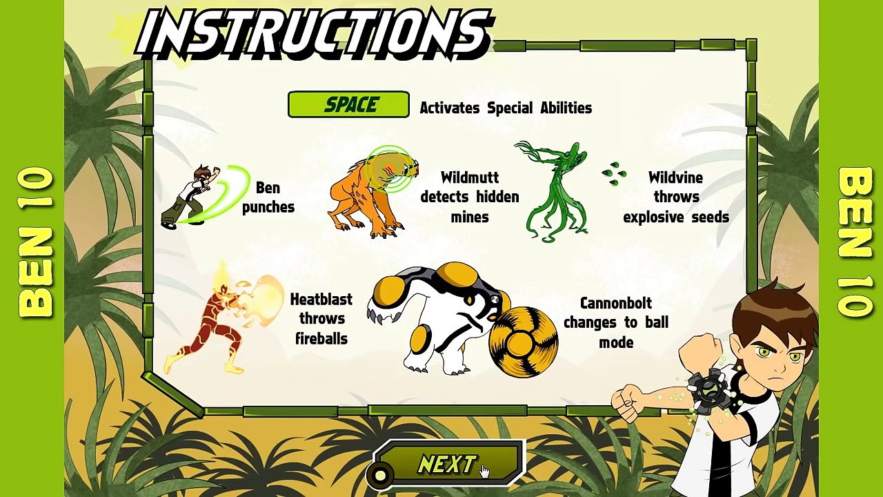 BEN 10 - Movie Game - Game for kids _ Игра онлайн Бэн 10-QbJ2DWr4et0