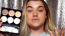 How to: Cream Contour using DRUGSTORE products! | Rachel Leary AD