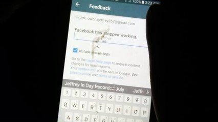 My Facebook App has stopped working