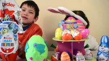 Giant Play-doh Egg Maxi Kinder Surprise unboxing I Barbie Frozen Peppa Pig Minnie Mouse Toys