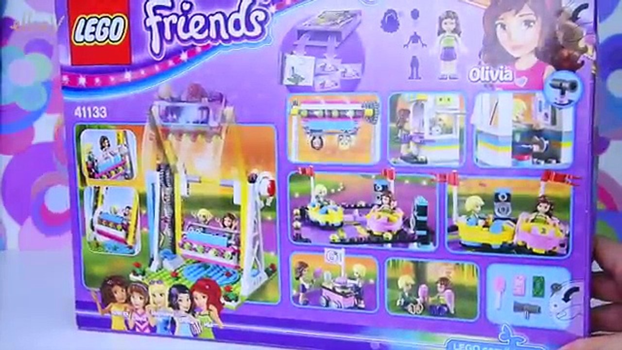 Lego Friends Amusement Park Bumper Cars Build Review Silly Play - Kids Toys