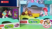 Little People DISNEY PRINCESS Klip Klop Princess Pack Jasmine Belle Cinderella Belle Ariel Horse