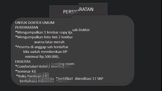 0817-0825-883 Pembayaran Pelatihan EKG PERKI SEMARANG 2017