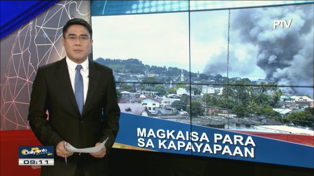 Palasyo, hinimok ang publiko na patuloy na magkaisa tungo sa kapayapaan; Plano para sa rehabilitasyon ng Marawi City, in