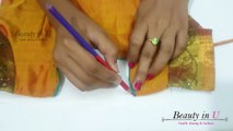 How to make Easy Instant/Readymade Saree Blouse Design / Dress Design at Home / Bridal Saree Blouse