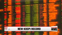 Korea's benchmark KOSPI soars to fresh high on Wall Street gains