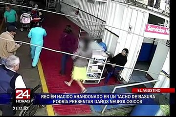 El Agustino: joven que abandonó a bebé en el tacho de basura podría ir a prisión