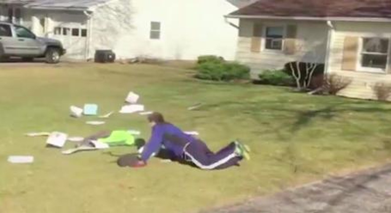 Kid's Entire Life Gets Blown Away By The Wind
