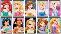 10 Disney Princess and Fun Quiz Elsa Cinderella Sofia the First Amber Ariel Pocahontas Rapunzel