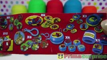 Unwrapping 20 Surprise Eggs Play Doh BAYMAX Disney Frozen Moshi Monsters Sponge Bob Mickey and more
