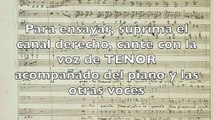 Tutorial (cantado) Requiem Mozart CORAL DIES IRAE TENOR