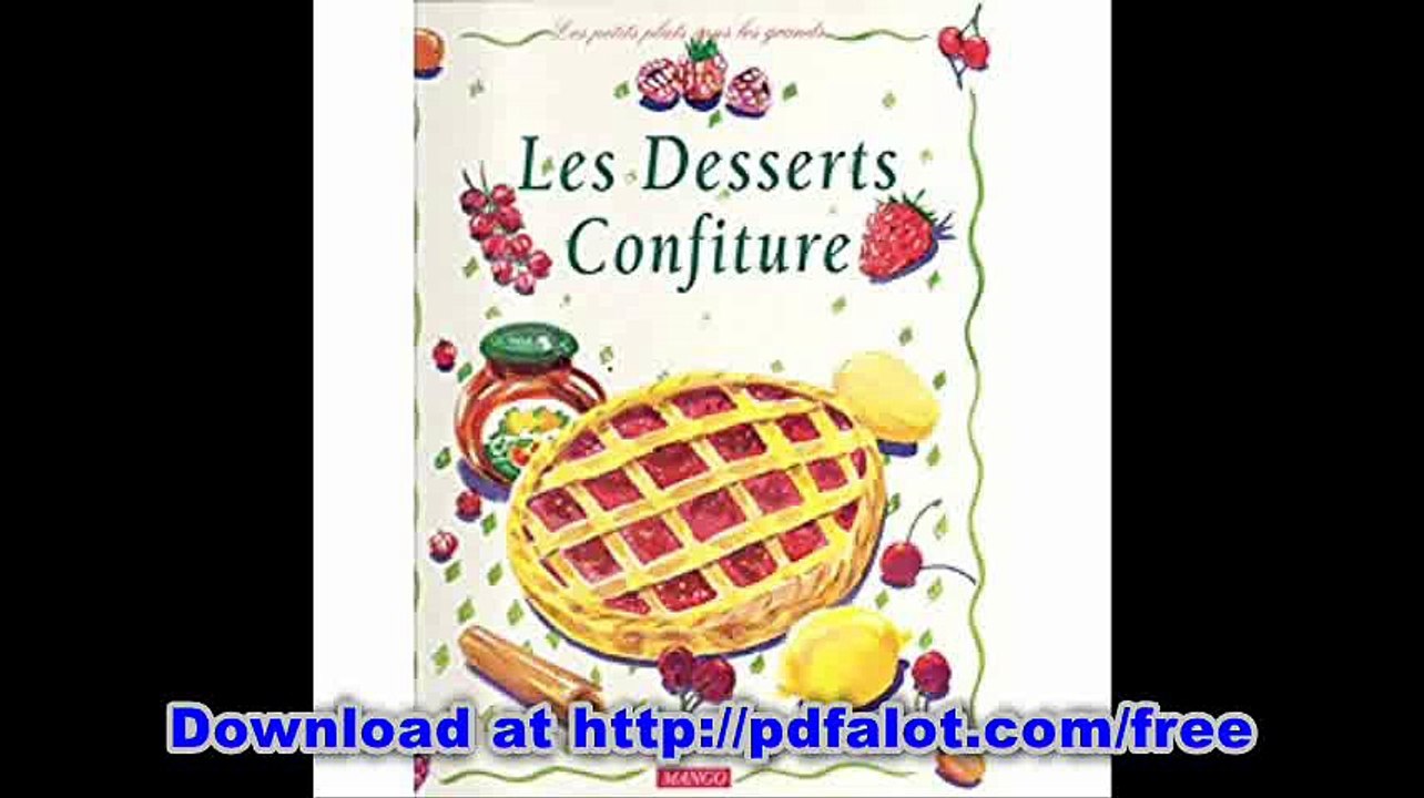Les desserts confiture
