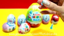 Surprise Eggs Kinder Surprise Disney FROZEN Princess Pixar CARS 2 Maxi Kinder Surprise