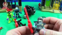 Superheroes Batman & Cyborg Battle Riddler Mr Freeze Catwoman For Gotham City Center Imaginext Toys