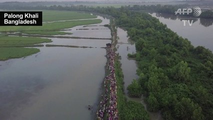 UN says 582,000 Rohingya have now crossed into Bangladesh