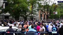 Spain: Taxi drivers protest against Uber in Madrid